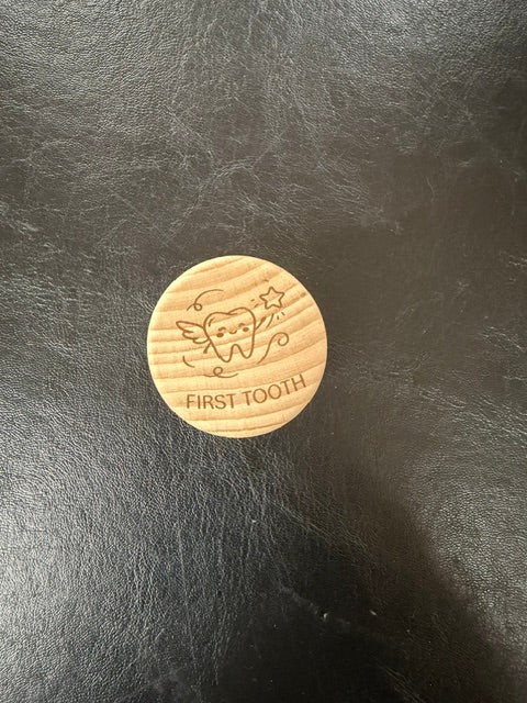 First Tooth/Haircut Wooden Box