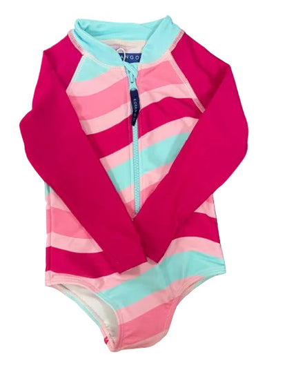 Korango - Zip Sunsuit - Pink Swirl