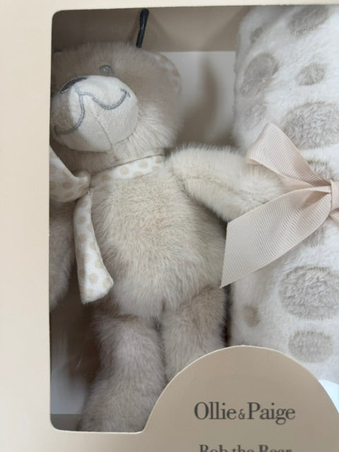 Ollie & Paige - Bob The Bear with Blanket
