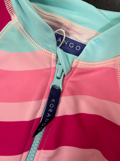 Korango - Zip Sunsuit - Pink Swirl