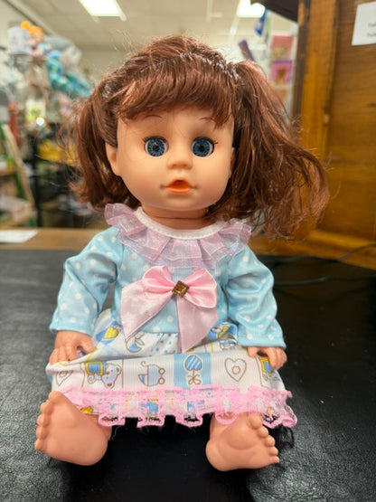 14 Inch Silicone Doll with Accessories