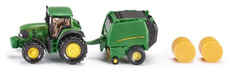 Siku - John Deere Tractor with Round Baler
