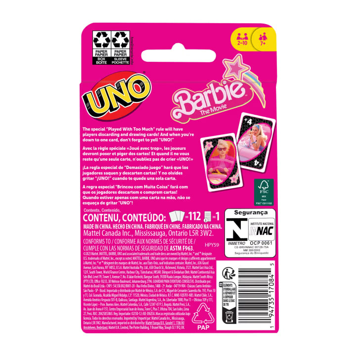 UNO - Barbie The Movie