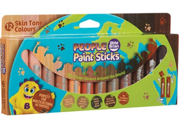 Little Brian People Paint Sticks - Skin Colours Around The World