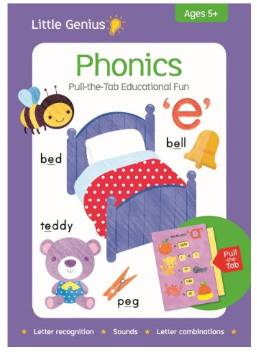 Little Genius -Pull Tab Flashcards- Phonics