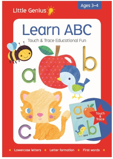 Little Genius -Touch & Trace Flashcards- Learn ABC