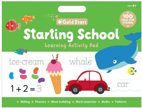 Gold Stars Learning Activity Pad - Starting School