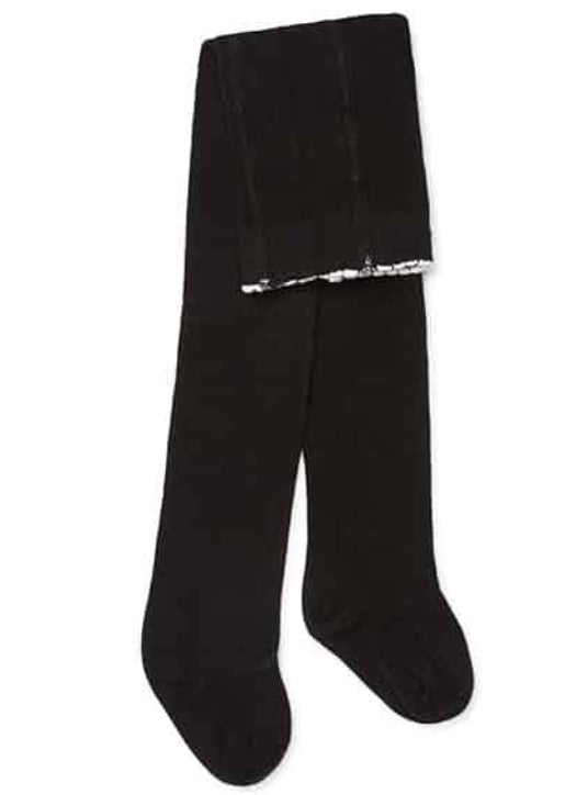 Marquise Black Knitted Tights