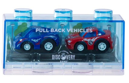 Discovery Zone Pull Back Vehicles - Mini Twin Pack