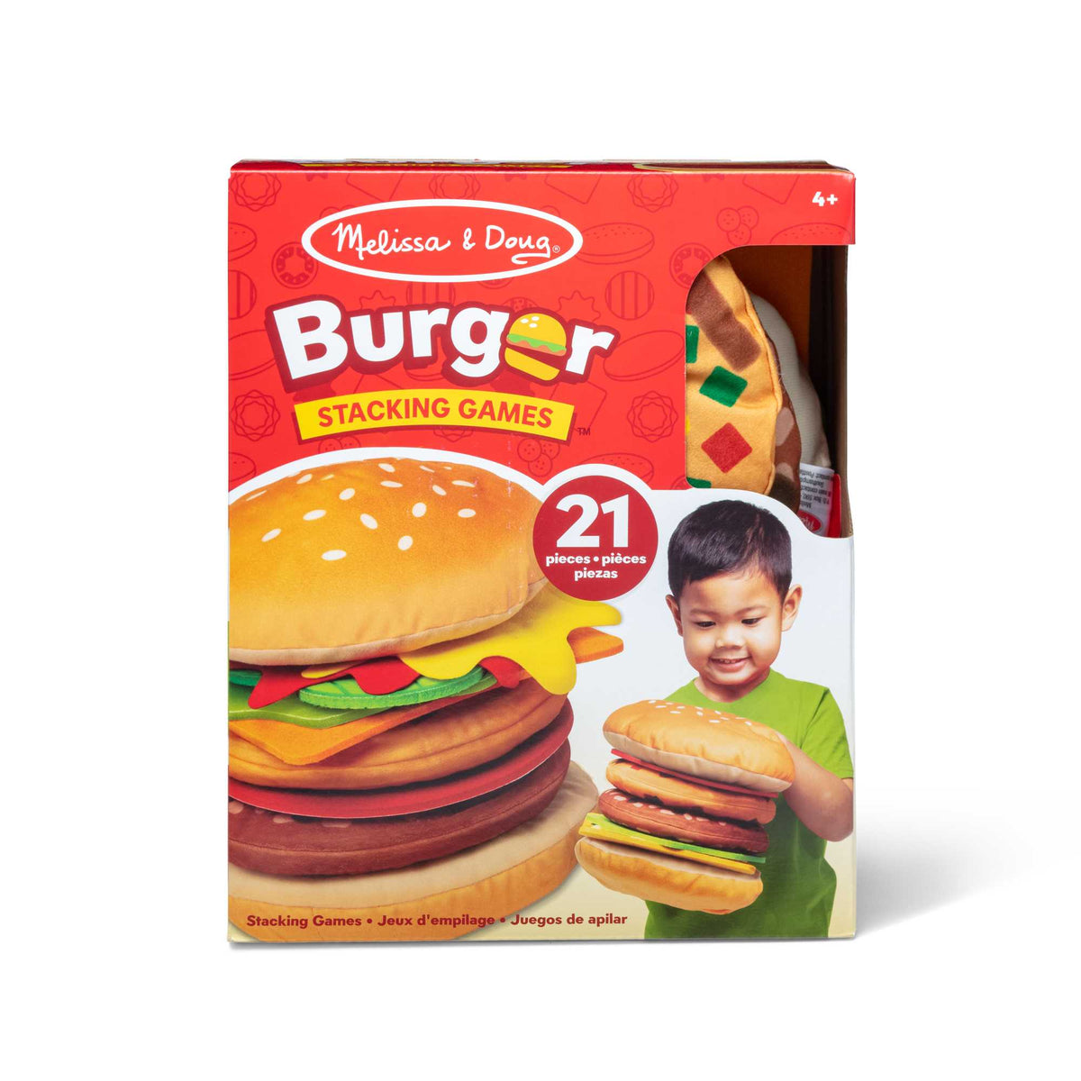 Melissa & Doug - Burger Stacking Game