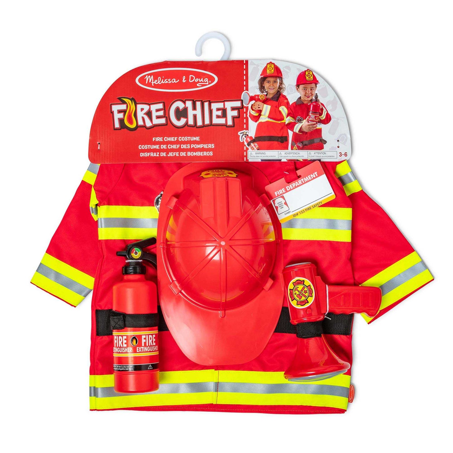 Melissa & Doug - Fire Chief Costume Set 3pk