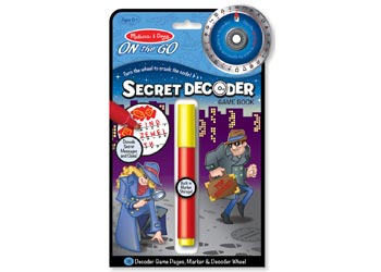 M&D - On The Go - Secret Decoder - Game Book