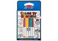 M&D - On The Go - Colour by Numbers Book - Blue