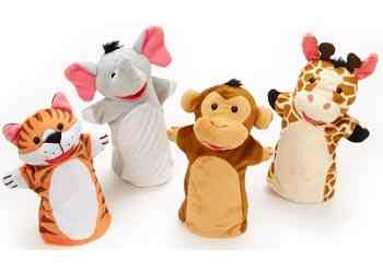 Melissa & Doug - Zoo Friends Hand Puppets