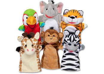 Melissa & Doug - Barn Buddies Hand Puppets 6 Pieces