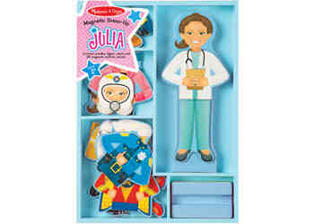 M&D Julia Magnetic Dress-up Doll