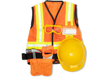 Melissa & Doug - Construction Worker Costume Set 3pk