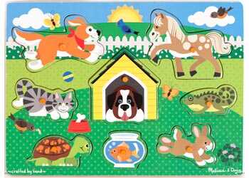 Melissa & Doug - Pets Peg Puzzle