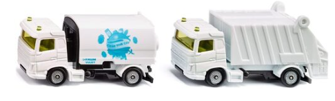 Siku - Municipal Set Road Sweeper and Garbage Truck - SI1687