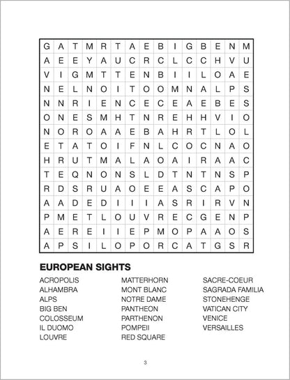 Large Print Bumper Puzzle Book - Word Search