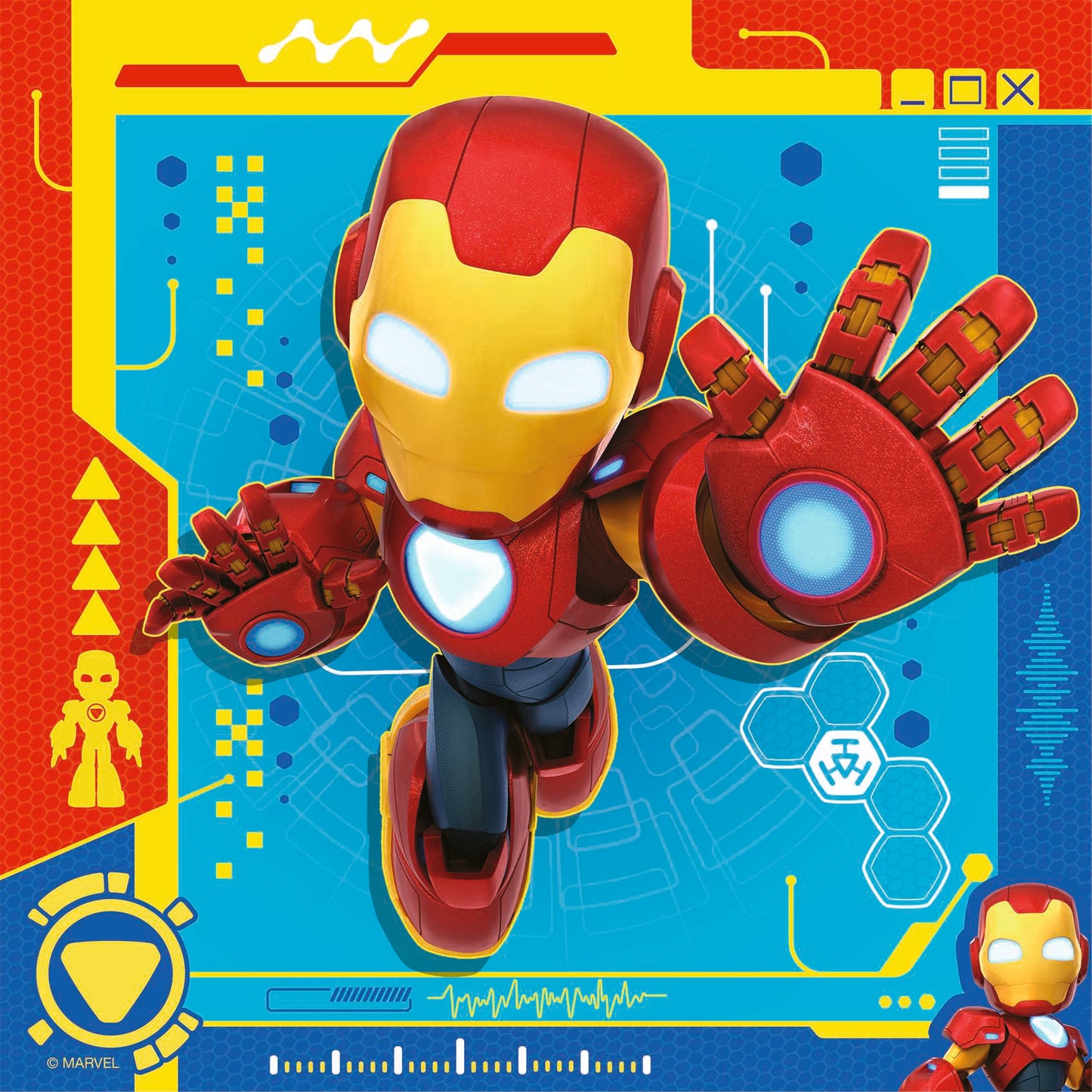 Ravensburger - Iron Man & His Awesome Friends Puzzle 3x49 pieces
