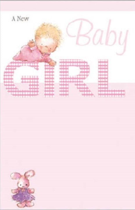 A New Baby Girl - Card Deluxe