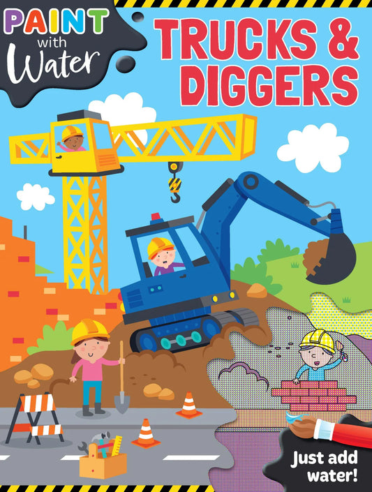Paint with Water - Trucks & Diggers vol 2