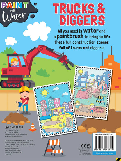 Paint with Water - Trucks & Diggers vol 2