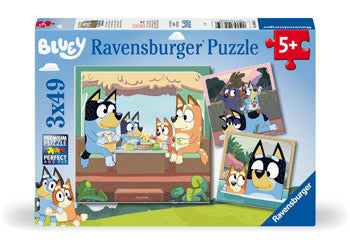 Ravensburger - Bluey's Adventures! 3x49pc 056859