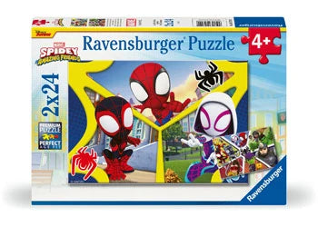 Ravensburger - Spidey and his Amazing Friends Puzzle 2x24 Pieces
