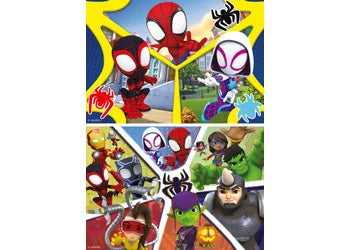 Ravensburger - Spidey and his Amazing Friends Puzzle 2x24 Pieces