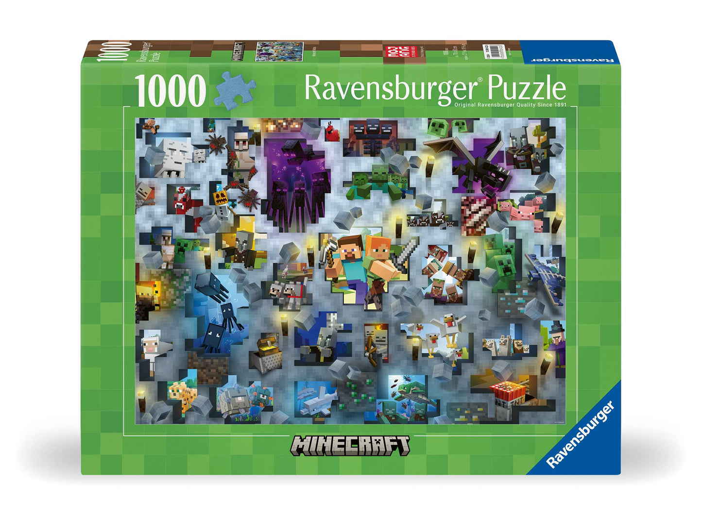 Ravensburger - Minecraft Mobs Challenge Puzzle 1000pcs