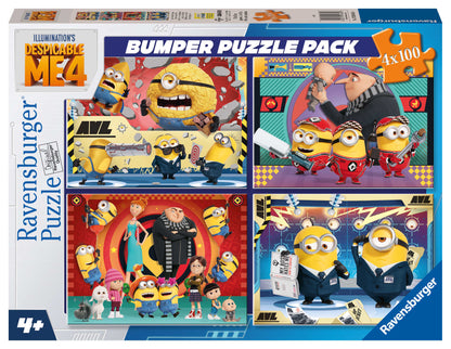 Ravensburger - Despicable Me Bumper Puzzle Pack 4 x 100pc