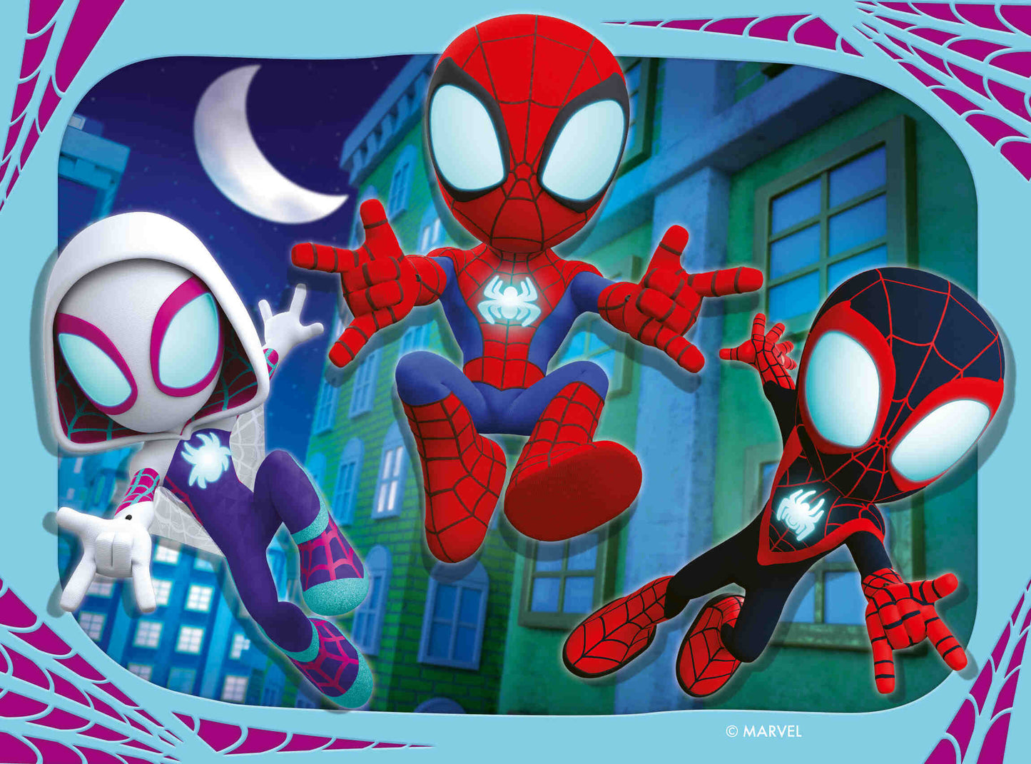 Ravensburger - Spiderman It's Spidey Time! Puzzle 12/16/20/24 Pieces