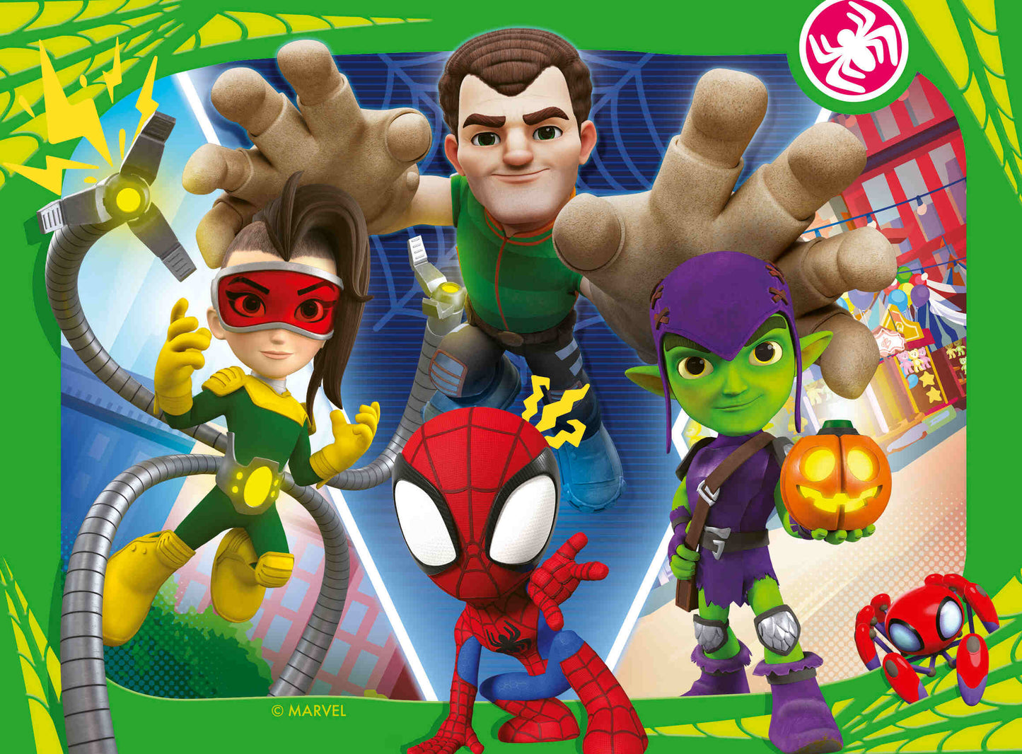 Ravensburger - Spiderman It's Spidey Time! Puzzle 12/16/20/24 Pieces