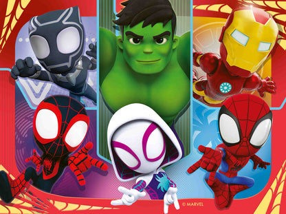 Ravensburger - Spiderman It's Spidey Time! Puzzle 12/16/20/24 Pieces