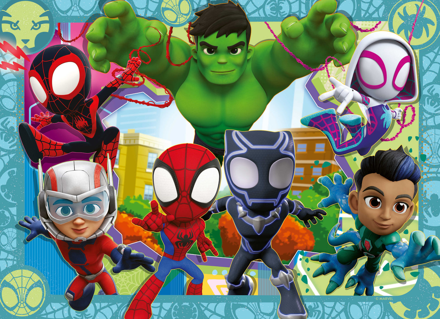 Ravensburger - Spidey's Team Bumper Pack Puzzle 4x42 Pieces