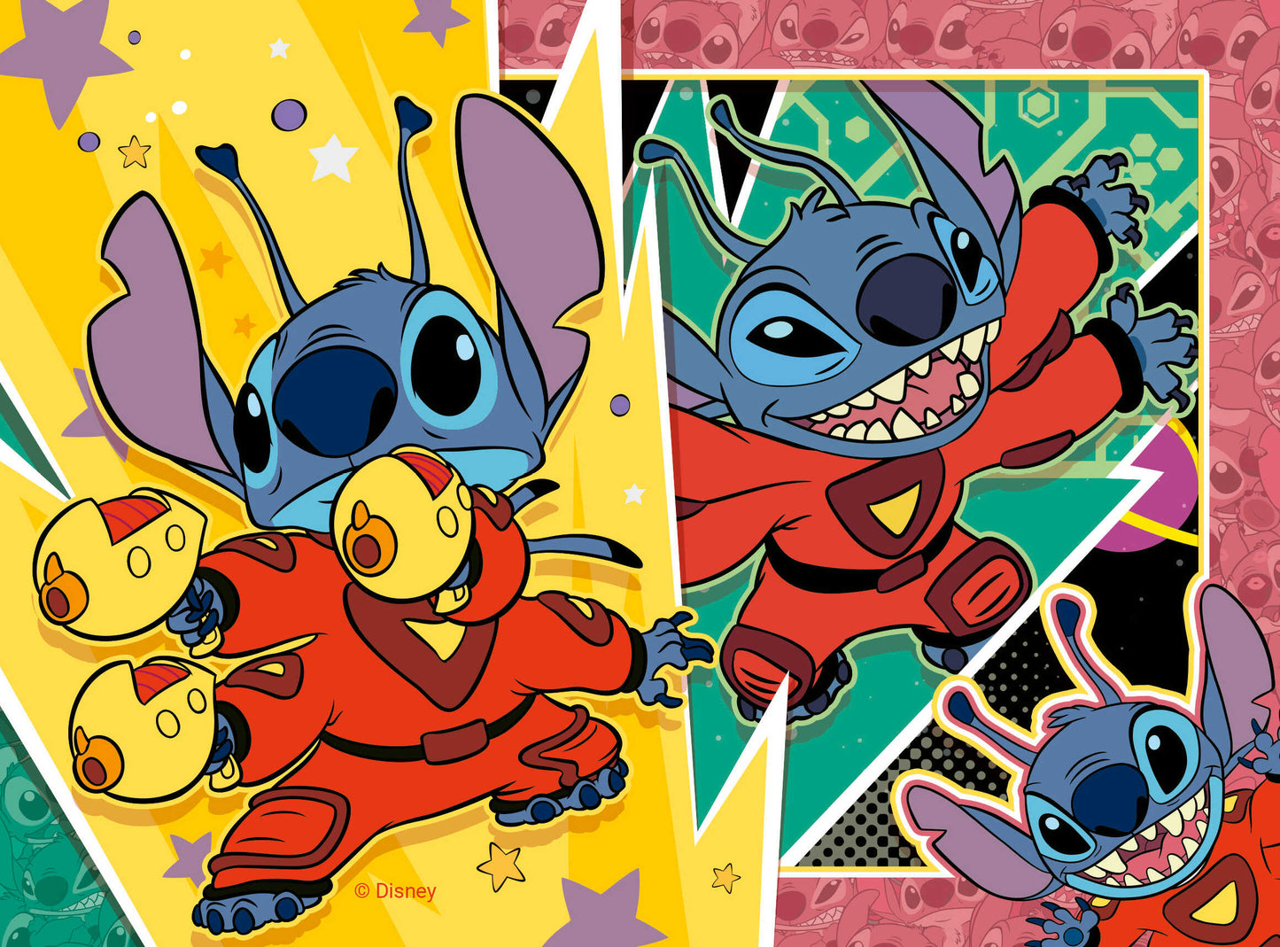 Ravensburger - Disney Stitch Vacay Mode Puzzle 12/16/20/24 Pieces