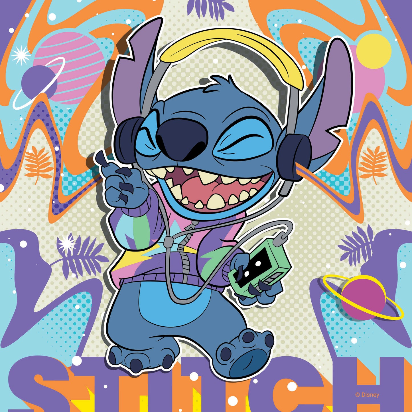 Ravensburger - Disney Stitch Play the Day Away Puzzle 3x49 Pieces