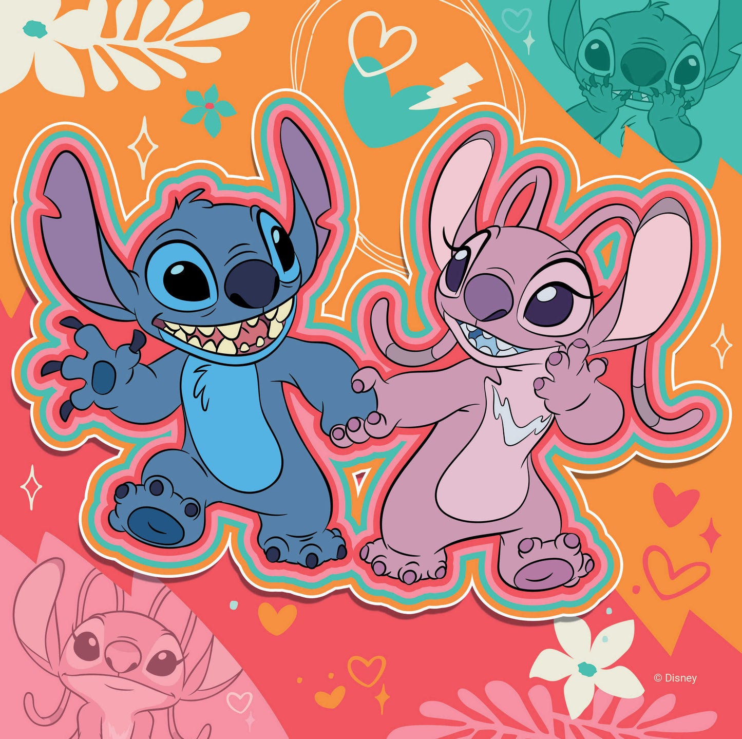Ravensburger - Disney Stitch Play the Day Away Puzzle 3x49 Pieces