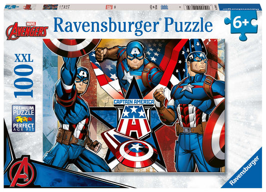 Ravensburger - Marvel The First Avenger Puzzle 100 Pieces