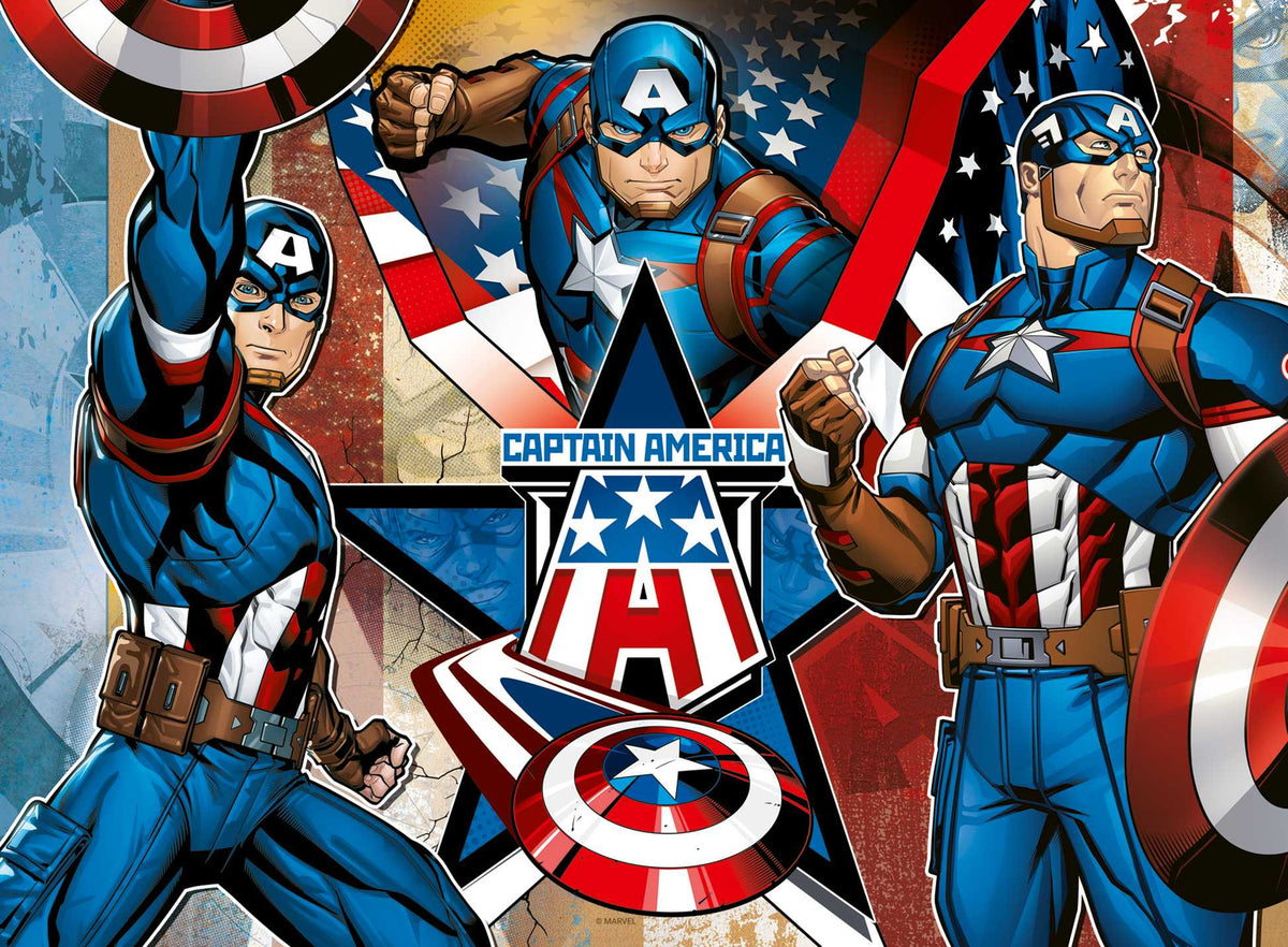 Ravensburger - Marvel The First Avenger Puzzle 100 Pieces