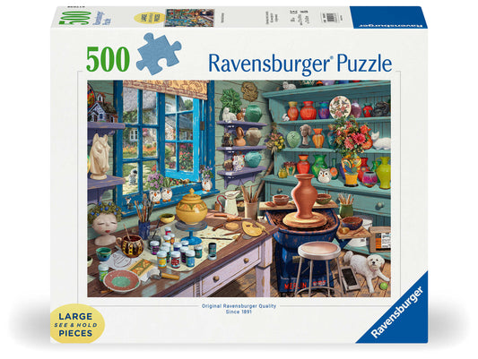 Ravensburger - Pottery Studio Sanctuary Puzzle 500 Pieces
