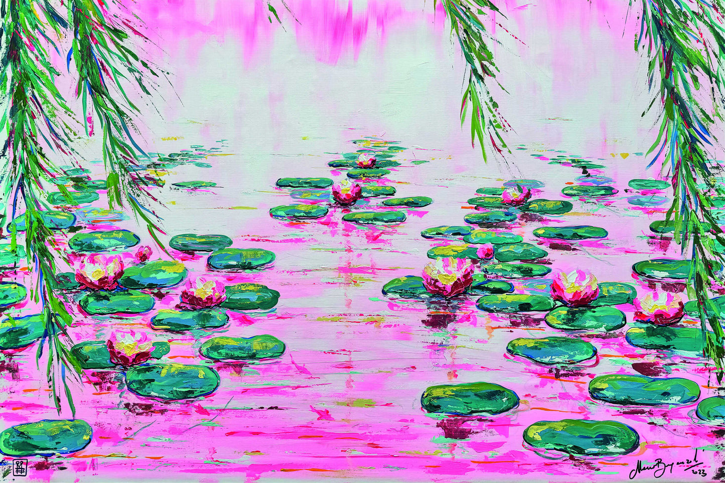 Ravensburger - Mauro Bergonzoli: Pink Water Lillies 4000 pieces