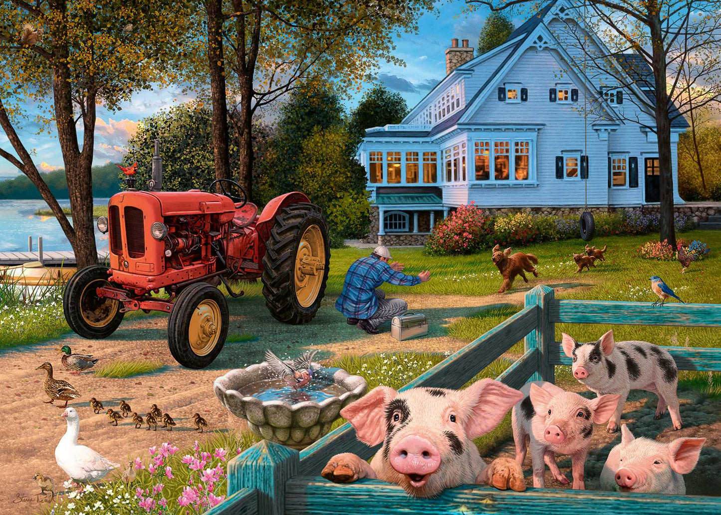 Ravensburger - Country Life Puzzle 300pcs