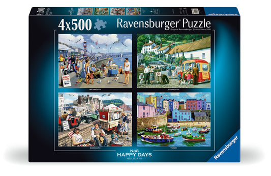 Ravensburger No8 Happy Days Holidays 4 x 500pc