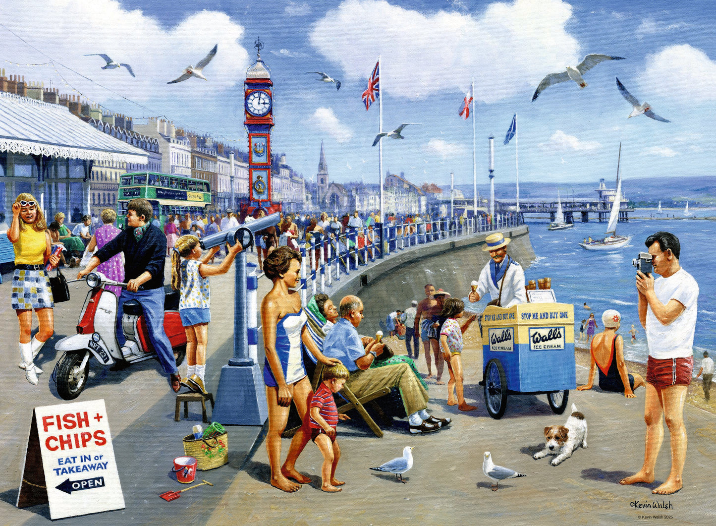 Ravensburger No8 Happy Days Holidays 4 x 500pc