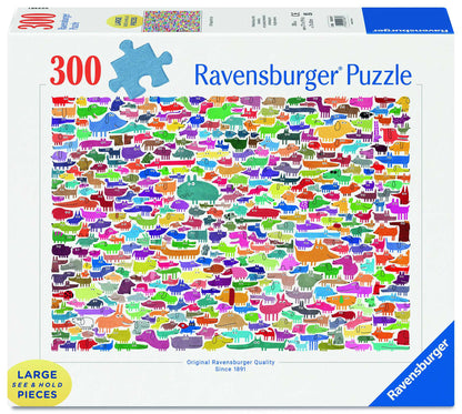 Ravensburger - 387 Dogs & One Cat 300pcs