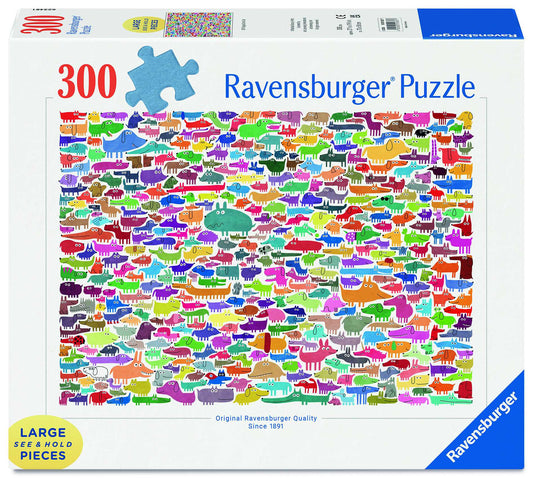 Ravensburger - 387 Dogs & One Cat 300pcs