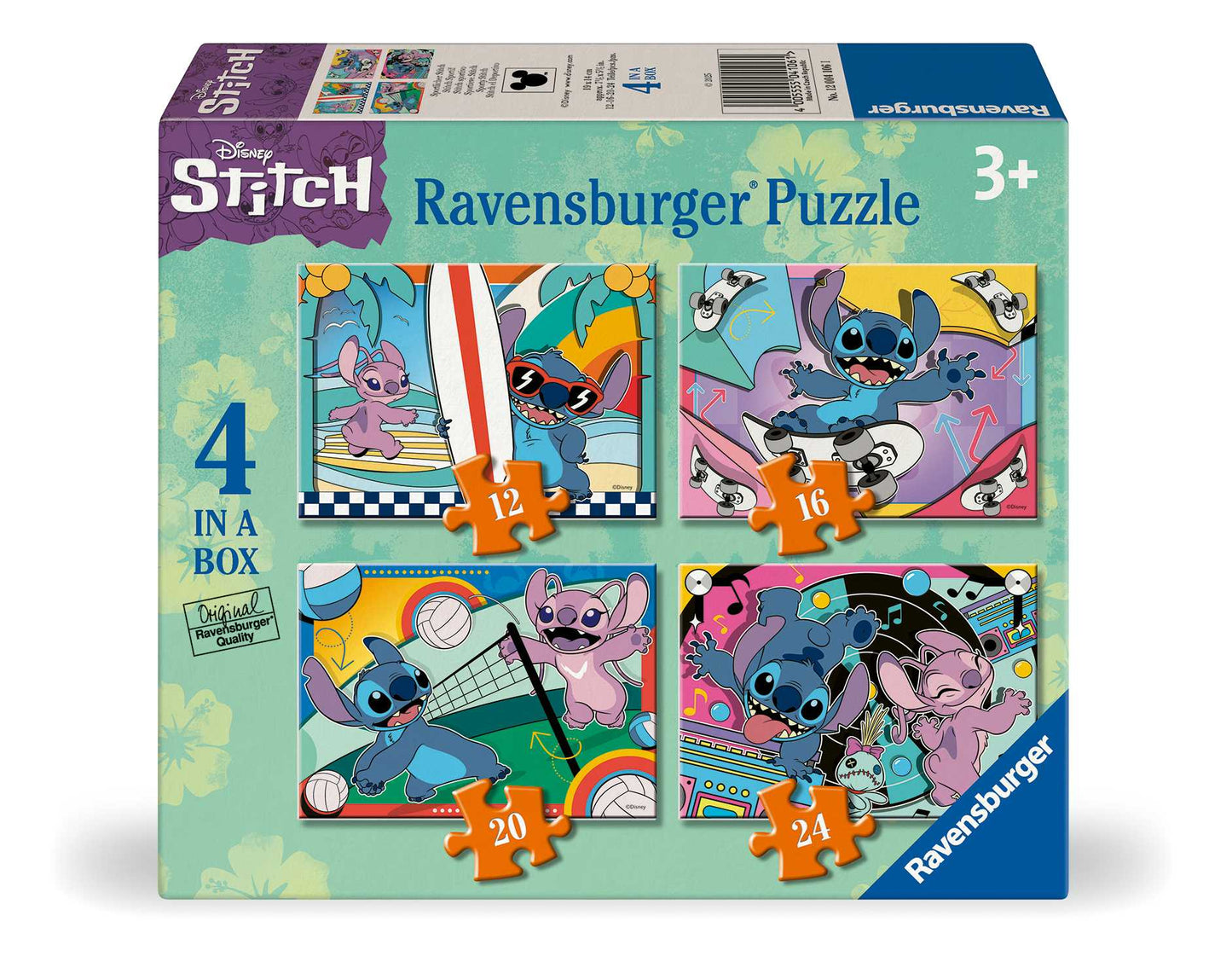 Ravensburger - Disney Sporty Stitch 12/16/20/24 Pieces